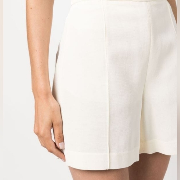 VINCE NWT Off-White Tailored Shorts - Picture 1 of 14